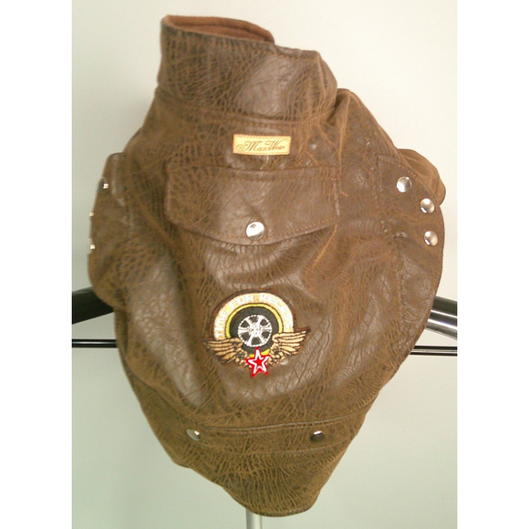 Max Wear Other - Max Wear Dog Biker Motorcycle Outfit Coat Polyester PVC Medium